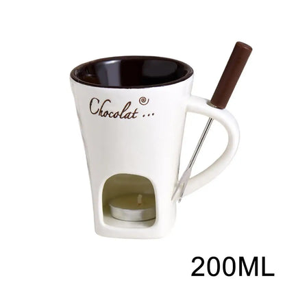 TurquoisePrime™ 200ml Chocolate Fondue Cup Melting Cups