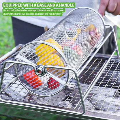 TurquoisePrime™ Stainless Steel Mesh Basket and Grill Frying Cage