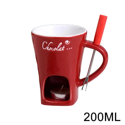 TurquoisePrime™ 200ml Chocolate Fondue Cup Melting Cups